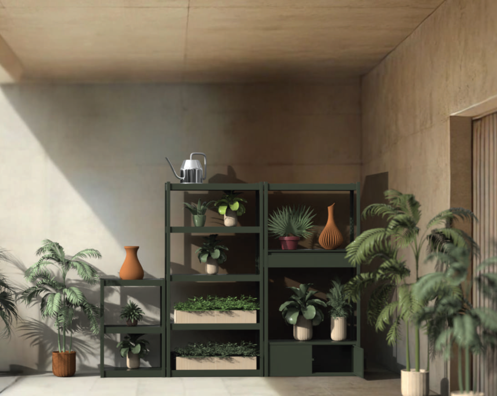 HIBO system displaying plants